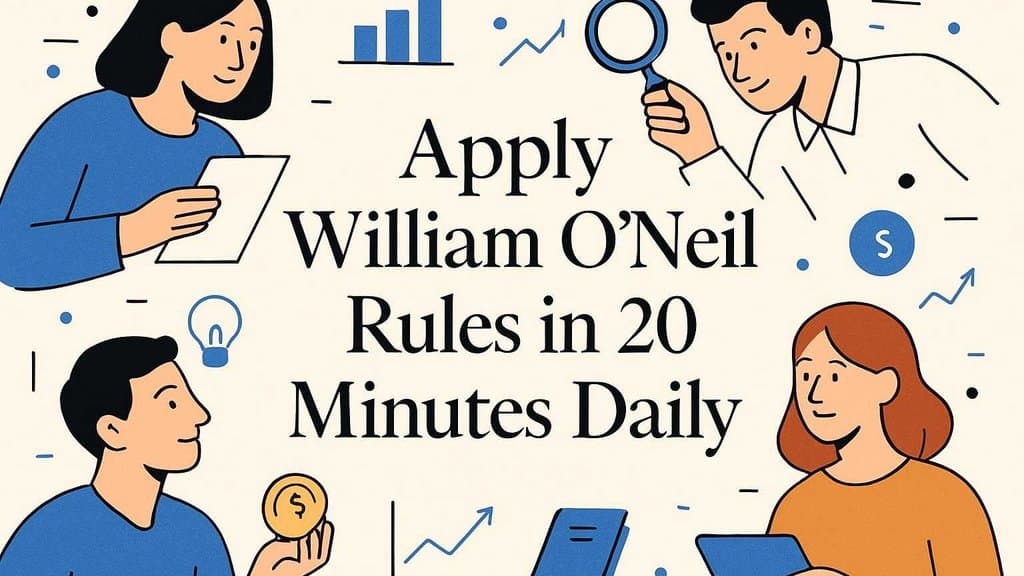 Apply William O'Neil Rules in 20 Minutes Daily