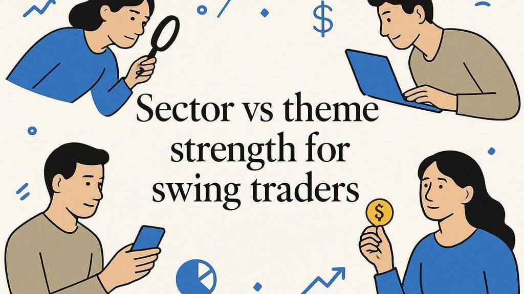 Sector vs theme strength for swing traders