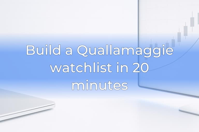 Build a Quallamaggie watchlist in 20 minutes