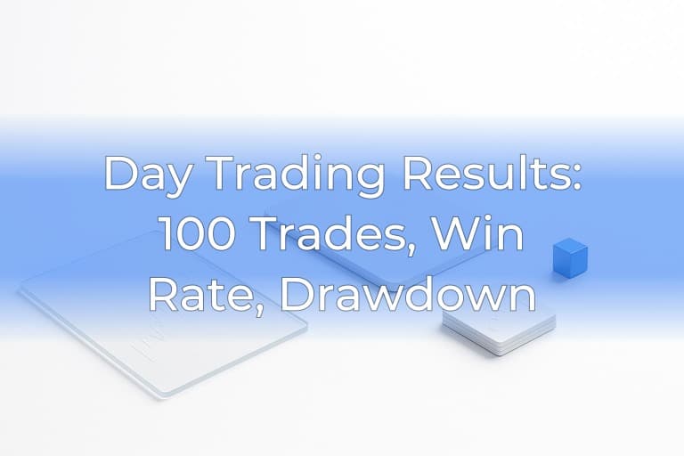 Day Trading Results: 100 Trades, Win Rate, Drawdown