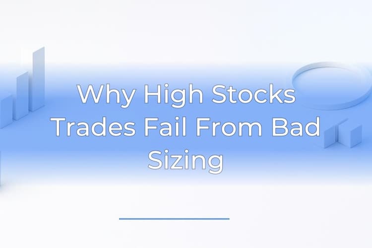 Why High Stocks Trades Fail From Bad Sizing | Open Swing Trading Blog