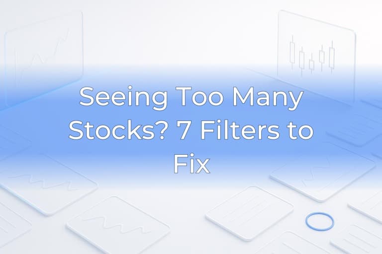 Seeing Too Many Stocks? 7 Filters to Fix