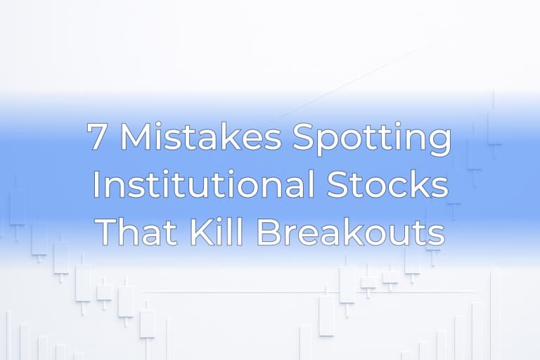7 Mistakes Spotting Institutional Stocks That Kill Breakouts