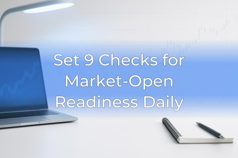 Set 9 Checks for Market-Open Readiness Daily
