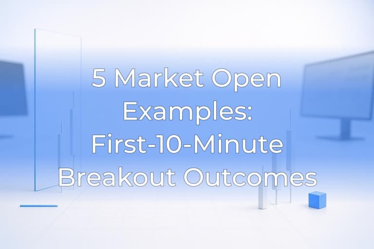 5 Market Open Examples: First-10-Minute Breakout Outcomes