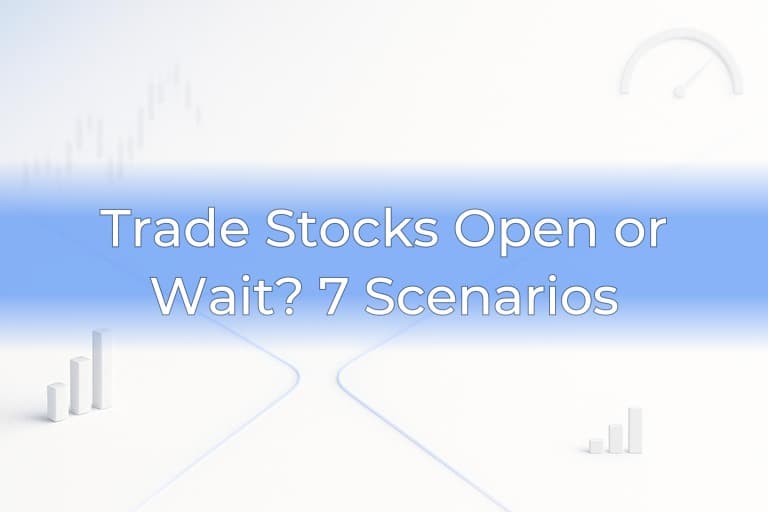 Trade Stocks Open or Wait? 7 Scenarios