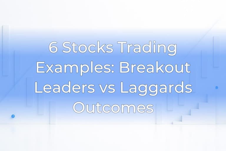 6 Stocks Trading Examples: Breakout Leaders vs Laggards Outcomes