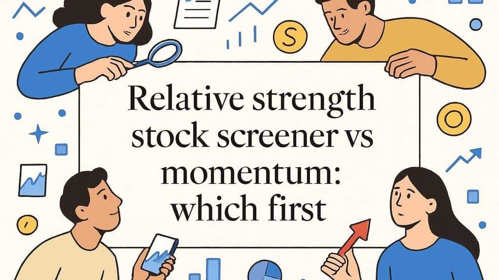 Relative strength stock screener vs momentum: which first