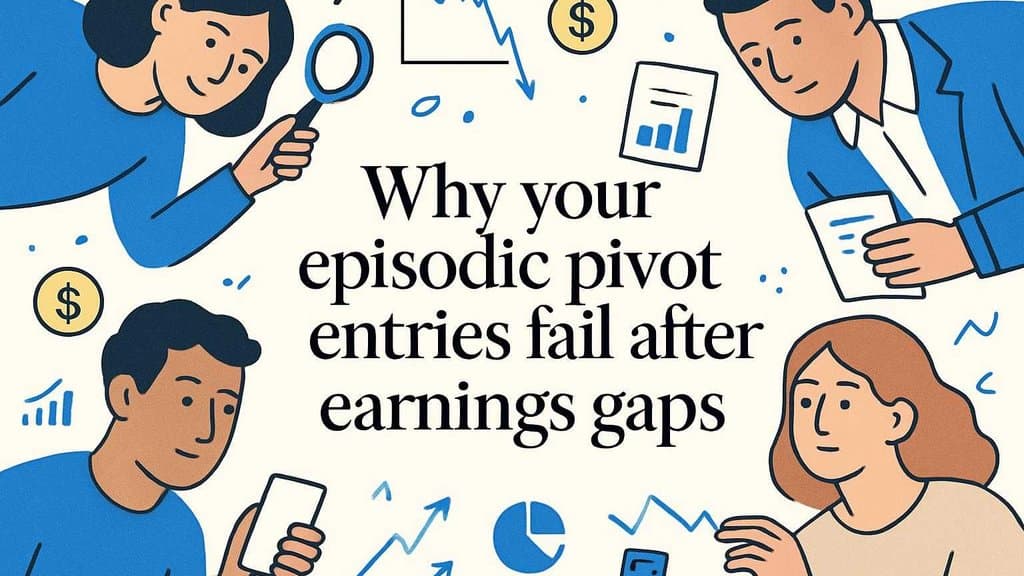Why your episodic pivot entries fail after earnings gaps