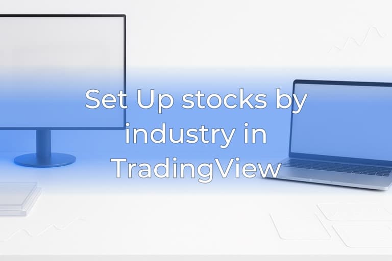 Set Up stocks by industry in TradingView