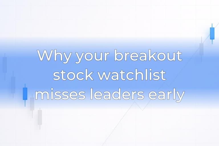 Why your breakout stock watchlist misses leaders early