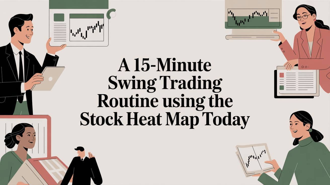 A 15-Minute Swing Trading Routine Using the Stock Heat Map Today