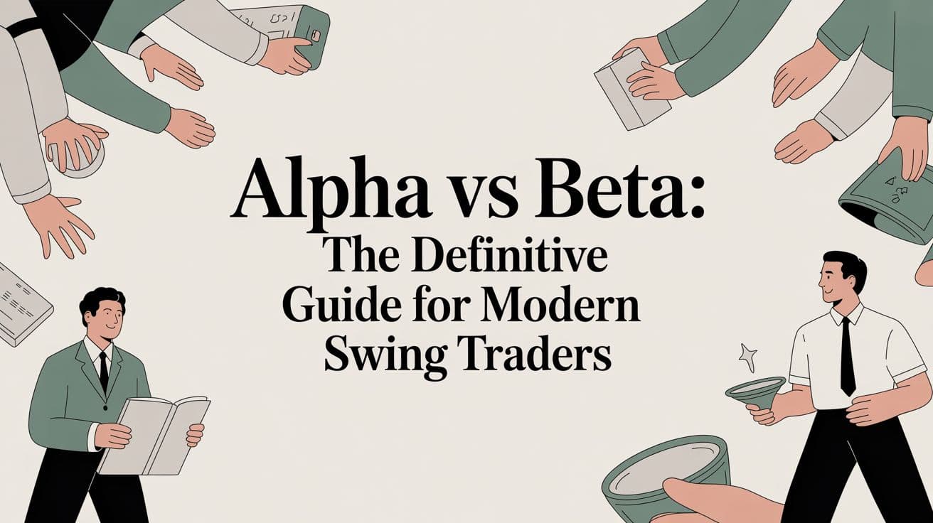 Alpha vs Beta: The Definitive Guide for Modern Swing Traders