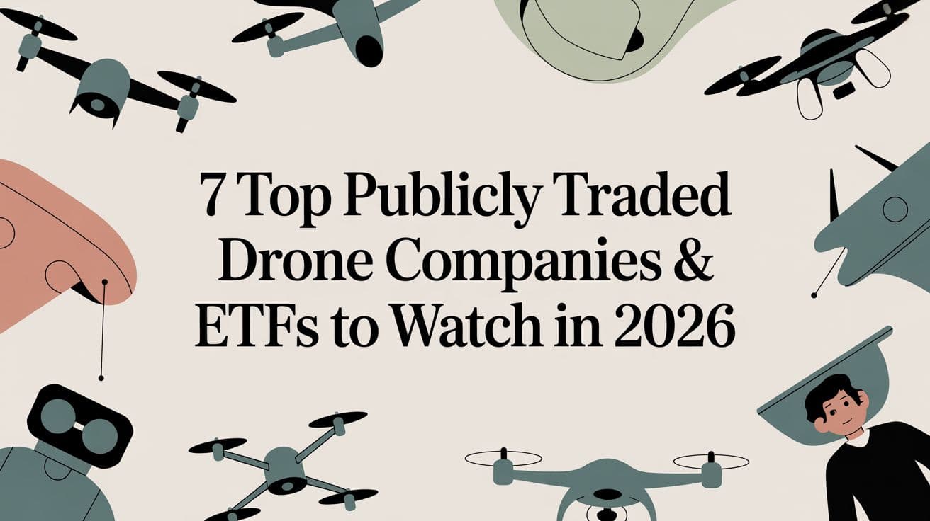 7 Top Publicly Traded Drone Companies & ETFs to Watch in 2026